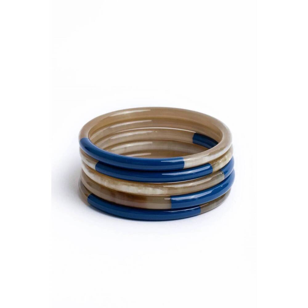 NEW SUNSHINE TIENDA women's bangle set in navy